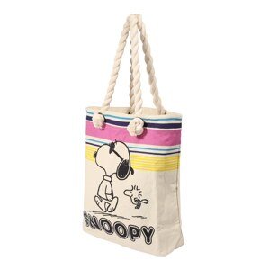 Frogbox Plážová taška 'Snoopy'  béžová / zmiešané farby