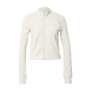 Calvin Klein Jeans Tepláková bunda 'MILANO'  krémová / biela
