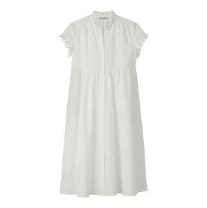 hessnatur Košeľové šaty  prírodná biela