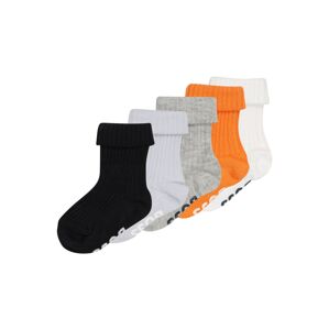 BOSS Kidswear Ponožky  námornícka modrá / azúrová / sivá melírovaná / oranžová / biela