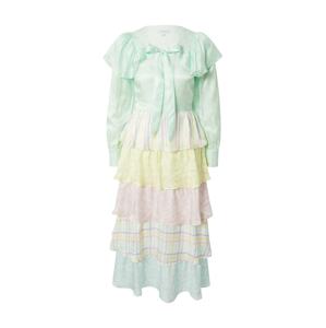 Olivia Rubin Košeľové šaty 'Adaline'  mätová / svetloružová / žltá / biela / fialová