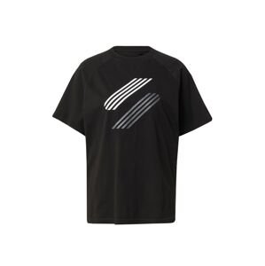 Superdry Funkčné tričko  čierna / sivá / svetlosivá