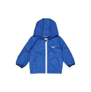 BOSS Kidswear Prechodná bunda  kráľovská modrá / biela / tmavomodrá