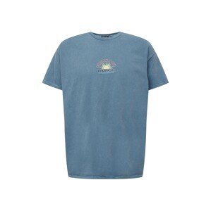 BDG Urban Outfitters Tričko  dymovo modrá / rosé / jedľová / nebesky modrá / svetložltá