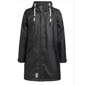 khujo Prechodný kabát 'ODELIE'  čierna / biela