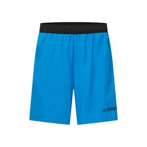 adidas Terrex Športové nohavice  modrá / čierna