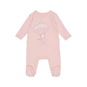 BOSS Kidswear Pyžamo  ružová / biela / cyklaménová