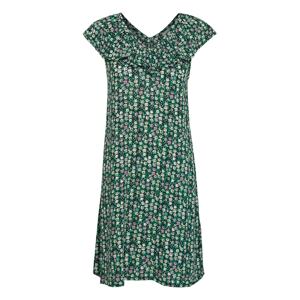 ICHI Letné šaty 'IHMARRAKECH'  zelená / biela