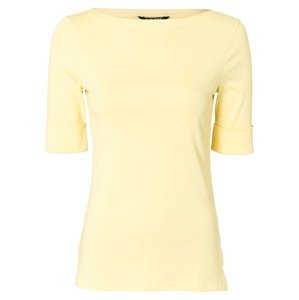 Lauren Ralph Lauren Tričko 'JUDY'  pastelovo žltá