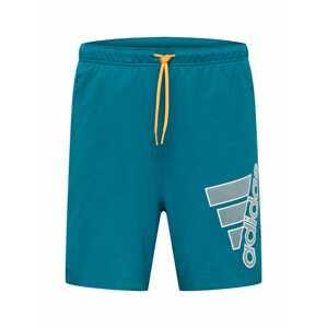 ADIDAS PERFORMANCE Športové nohavice  modrá / olivová / oranžová / biela