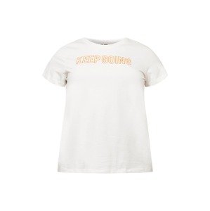 Vero Moda Curve Tričko 'SANDRA'  oranžová / biela