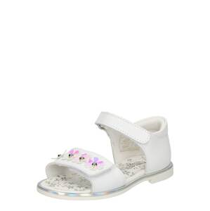 PRIMIGI Sandále  biela / fialová / strieborná