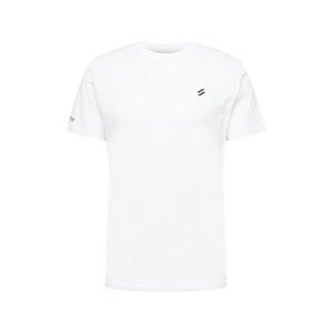 Superdry Funkčné tričko  biela / tmavosivá