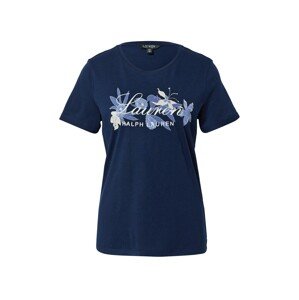 Lauren Ralph Lauren Tričko 'KATLIN'  krémová / tmavomodrá / kráľovská modrá