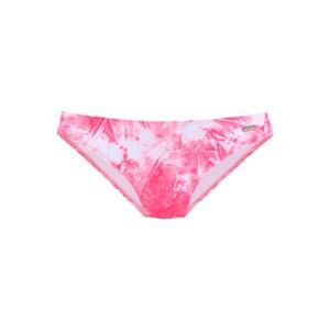 VENICE BEACH Bikinové nohavičky  ružová / biela