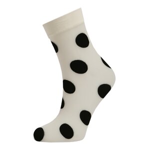 Swedish Stockings Ponožky 'ELI'  slonová kosť / čierna