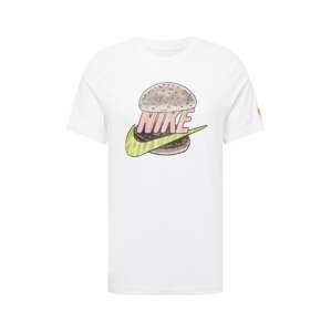 Nike Sportswear Tričko  žltá / ružová / biela