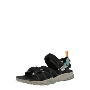 TIMBERLAND Trekingové sandále 'Garrison'  čierna / sivá / biela / svetlooranžová / modrosivá