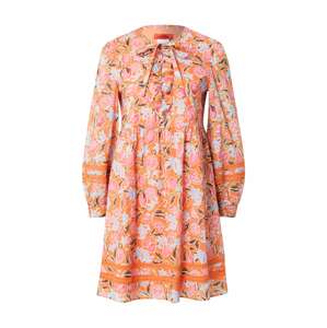 MAX&Co. Košeľové šaty 'PRECISO'  oranžová / staroružová / trávovo zelená / svetlomodrá