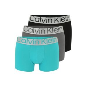 Calvin Klein Underwear Boxerky  čierna / tmavosivá / vodová / striebornosivá