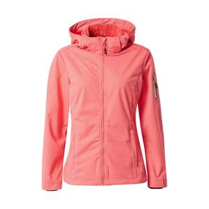 CMP Outdoorová bunda  ružová / tmavosivá / biela / čierna
