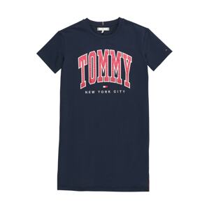 TOMMY HILFIGER Šaty  námornícka modrá / ružová / biela