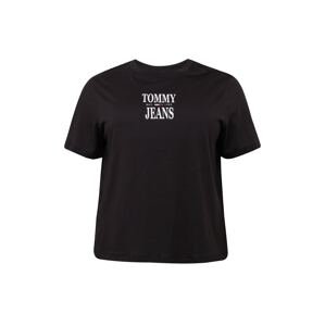 Tommy Jeans Curve Tričko  čierna / biela / červená / námornícka modrá