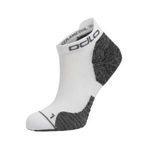 ODLO Športové ponožky 'Ceramicool'  biela / antracitová
