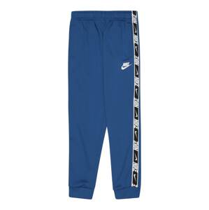 Nike Sportswear Nohavice  biela / čierna / kráľovská modrá
