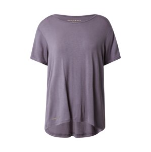 ENDURANCE Funkčné tričko 'Siva'  tmavofialová