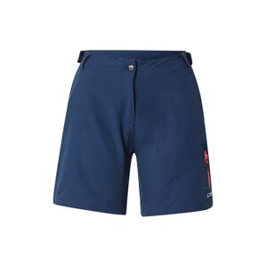 CMP Športové nohavice  modrá / biela / svetloružová