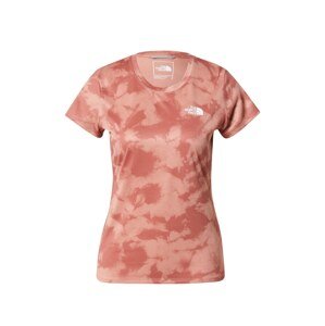 THE NORTH FACE Funkčné tričko 'REAXION'  rosé / staroružová