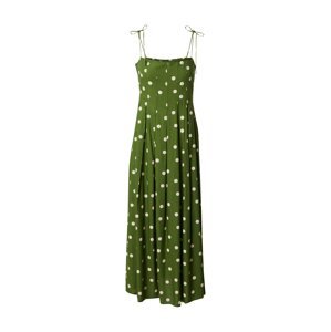 Dorothy Perkins Letné šaty  zelená / biela