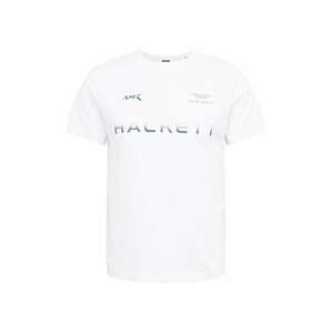 Hackett London Tričko  biela / tmavosivá