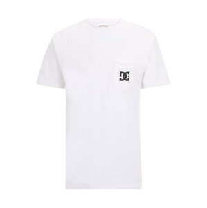 DC Shoes Funkčné tričko  biela / čierna