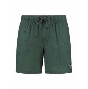 Shiwi Plavecké šortky  zelená / čierna / biela