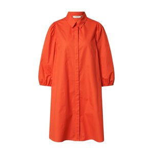 MOSS COPENHAGEN Košeľové šaty 'Petronia'  oranžovo červená