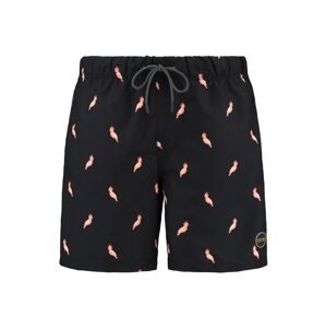 Shiwi Plavecké šortky  marhuľová / koralová / čierna