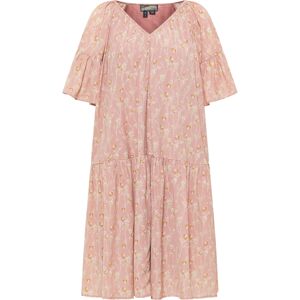 DreiMaster Vintage Šaty  béžová / koňaková / ružová / biela