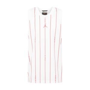 Jordan Funkčné tričko  biela / svetločervená