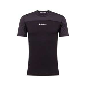 Champion Authentic Athletic Apparel Funkčné tričko  čierna / farby bahna