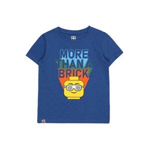 LEGO WEAR Tričko  modrá melírovaná / žltá / oranžová / tmavozelená / svetlomodrá