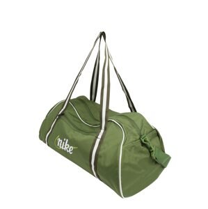 NIKE Športová taška  zelená / neónovo zelená / biela