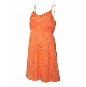 Vero Moda Maternity Letné šaty 'Kaya'  zmiešané farby / oranžová / červená