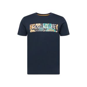 Hackett London Tričko 'SEAWEED'  námornícka modrá / zmiešané farby