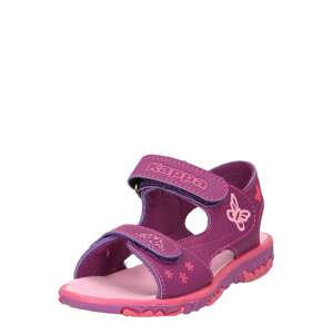 KAPPA Sandále  fialová / biela / ružová