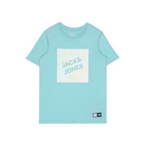 Jack & Jones Junior Tričko 'NIGHTS'  svetlomodrá / žltá / pastelovo ružová
