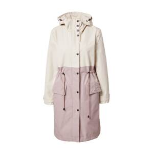 RINO & PELLE Prechodný kabát  pastelovo fialová / šedobiela