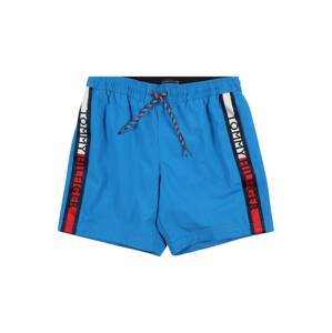 Tommy Hilfiger Underwear Plavecké šortky  tmavomodrá / nebesky modrá / ohnivo červená / biela