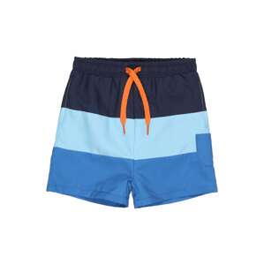 Steiff Collection Plavecké šortky  nebesky modrá / oranžová / tmavomodrá / svetlomodrá